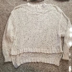 white free people sweater